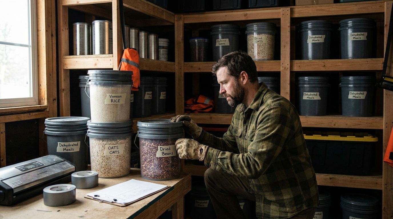 Hero image for blog post: Navigating food storage: tips for long-term survival supplies