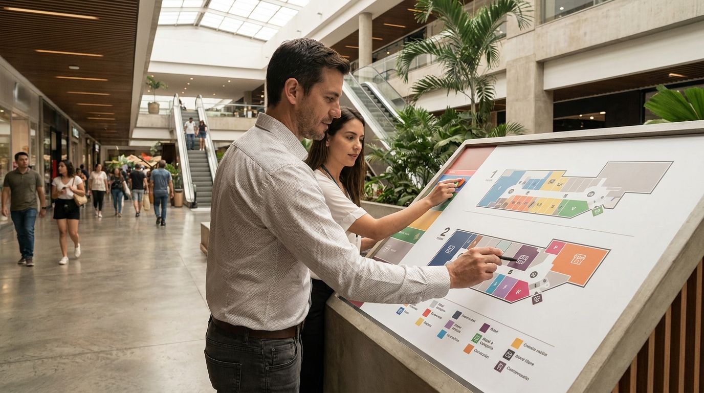 Hero image for blog post: How to design an indoor navigation guide for shopping malls by zones and floors