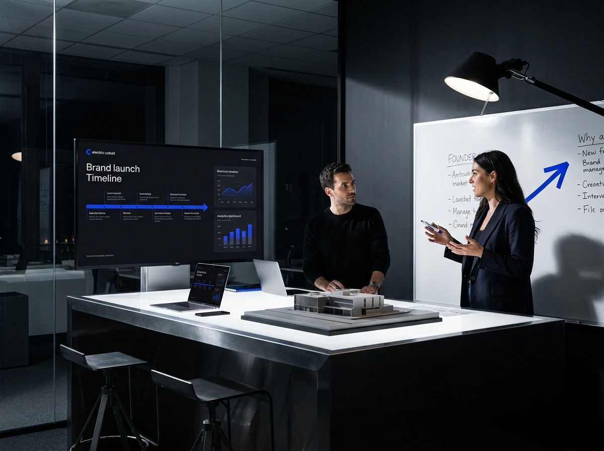 An inspiring office space where brainstorming happens