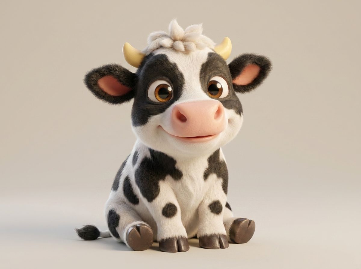 Nora, the cow who helps turn nonverbal signals into feelings and needs