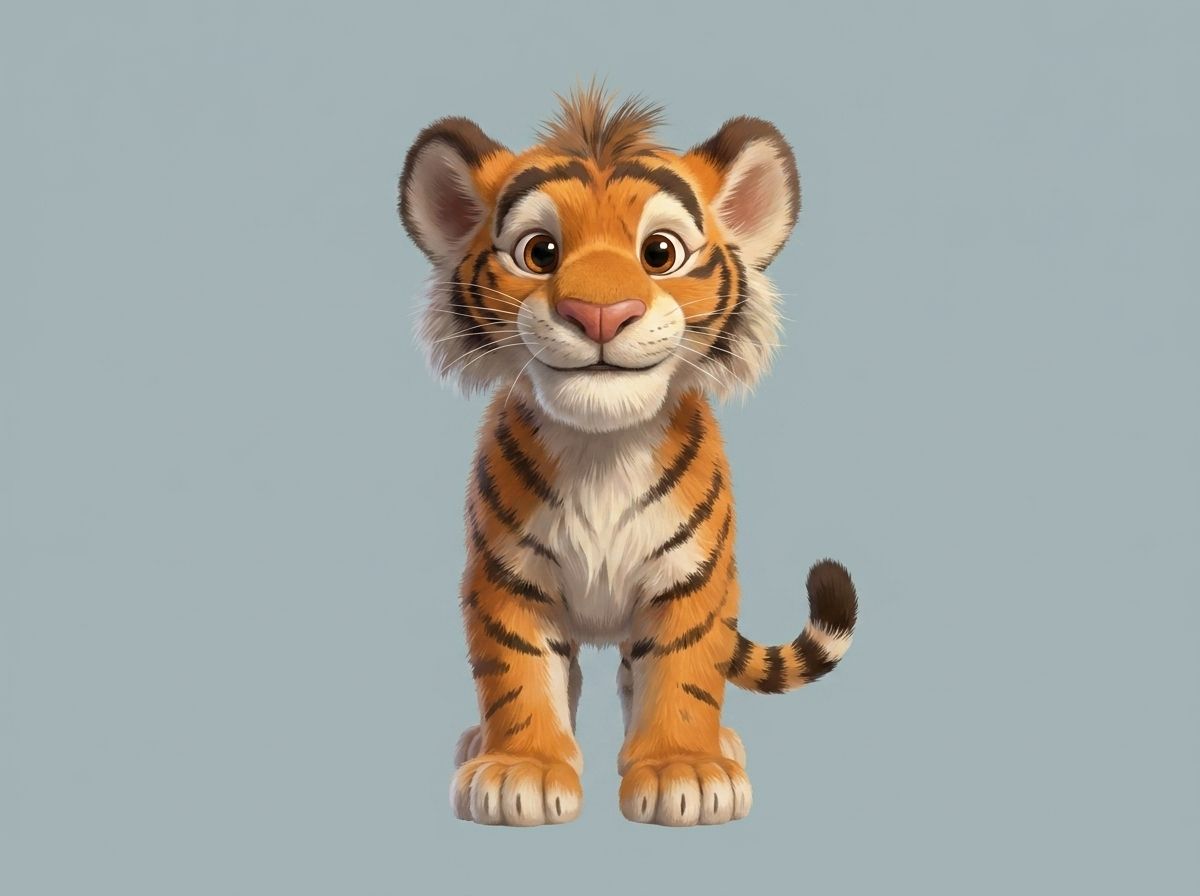 Boji the Tiger, the embodiment of courage